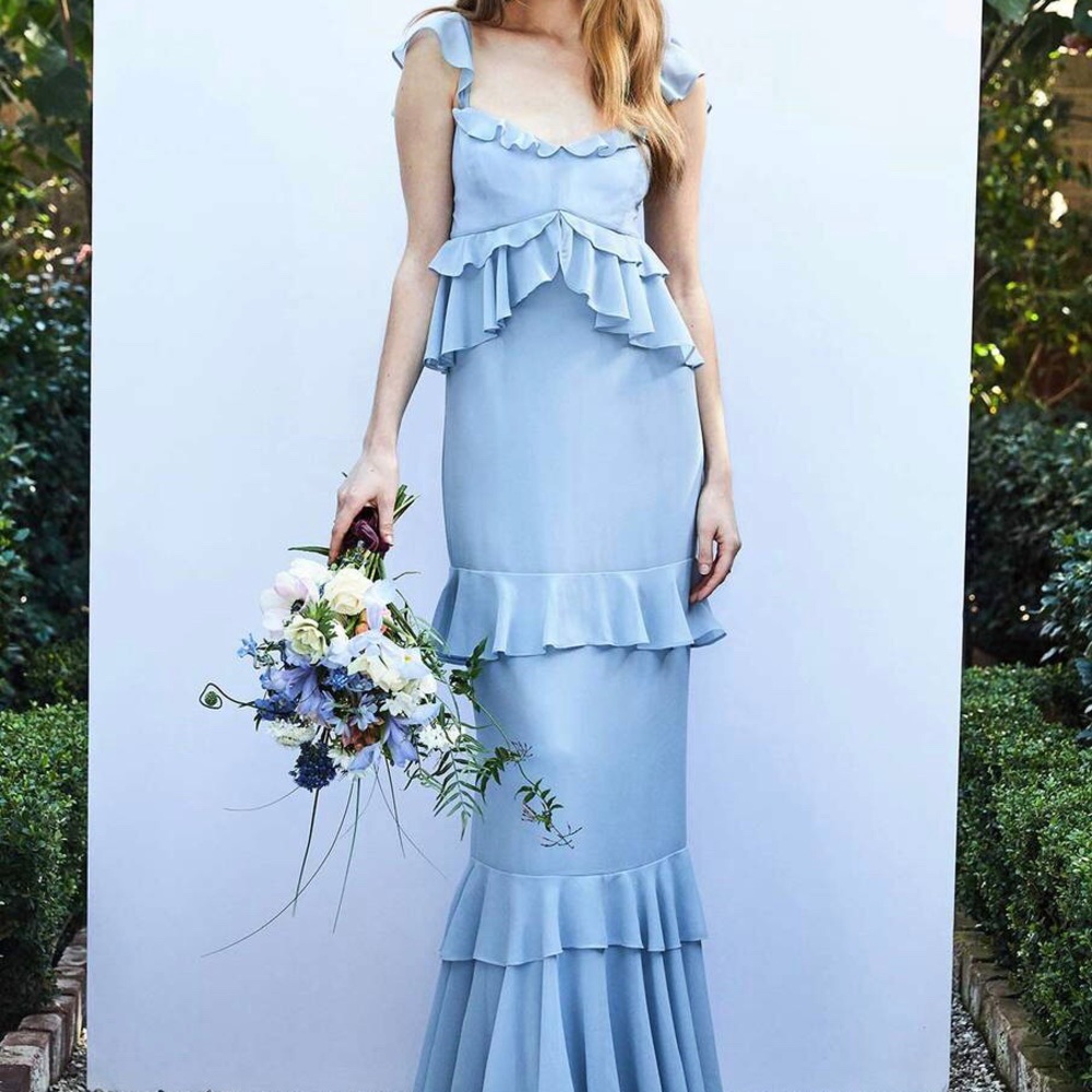 Wayf Gwyneth Ruffle Dress
